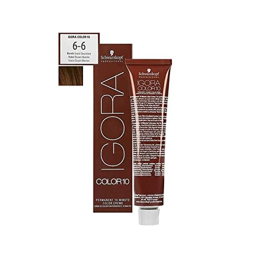 Igora Color10 Coloración Permanente en Crema para el Cabello 6-6 - 60 ml.