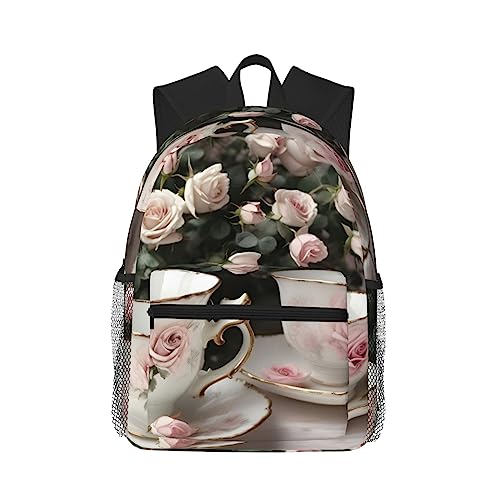 Sac à dos de l'université léger avec poches de rangement tasses à thé