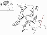  Passend für Mercedes-Benz GLC X253 Radlaufverkleidung hinten rechts A2538850822 Original