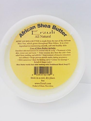 Erzuli African Shea Butter (All Natural) 8 Oz.