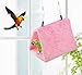 Magnoloran 2 Pack Warm Bird Nest House Bed Hanging Hammock Sleeping Bed Plush Hanging Snuggle Cave Happy Hut for Pet Parrot Cockatiel Cockatoo Parakeet Conure African Grey Macaw (Blue&Pink)