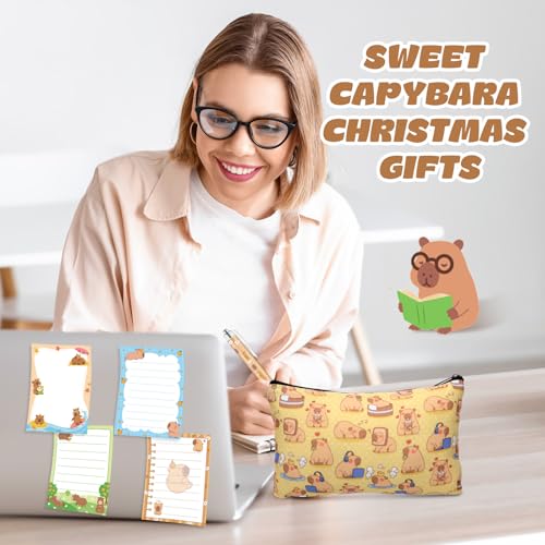 Stylos bille capybara avec trousse et carnet de notes Eaasty - 3