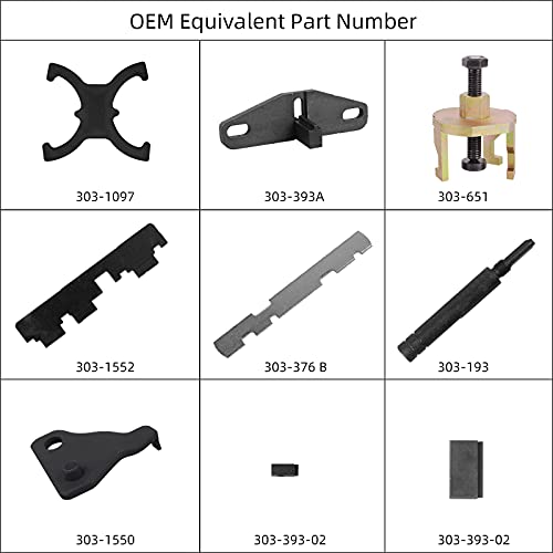 DAYUAN Motor Einstellwerkzeug Nockenwellen Arretierung Zahnriemen Werkzeug Set kompatibel mit Ford Mazda 1.4 1.6 1.8 2.0 Di/TDCi/TDDi ECOBOOST 1.6 Ti-VCT 1.5/1.6 VVT 2.3L 2.5L