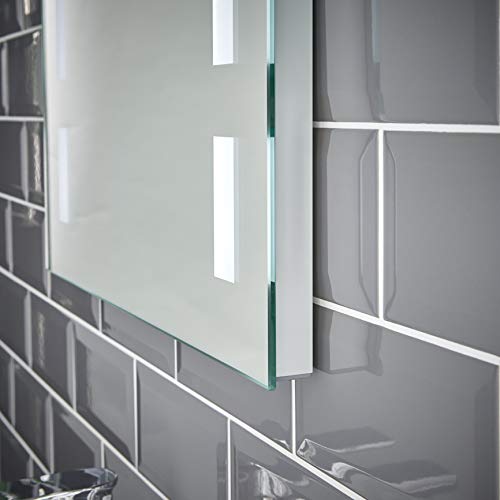 Pebble Grey™ Lola Illuminated LED Bathroom Mirror (500 x 600)