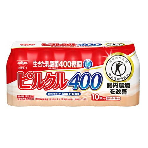Amazon.co.jp: 日清ヨーク ピルクル400 （65ml×10本）×10個 【冷蔵