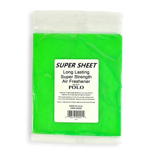 Image of Jenray Super Sheet Large (8 inchx7 inch) Under Seat Car Air Freshener, 3-Pack (Polo)