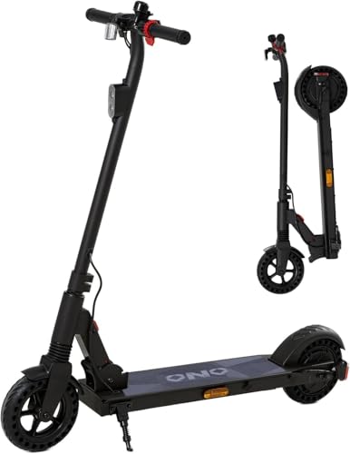 Electric Scooter for Big Kids/Teens - 250W Motor, 15.5 mph Top Speed, Rear Foot Brake, Folding E-Scooter for Riders up to 220 lbs, UL-2272 Certified, Black - Best cheap electric scooter