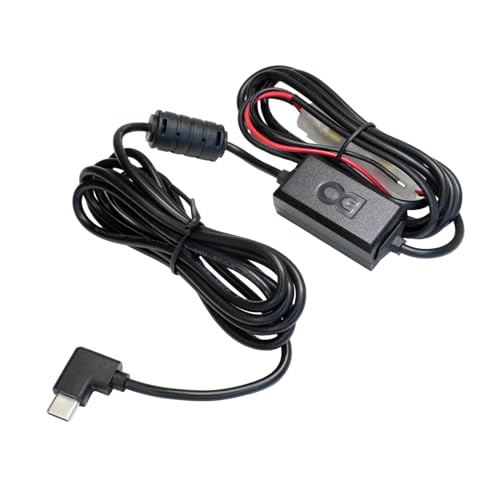 EDO Tech Direct USB C Hardwire Car Charger Power Cord for Garmin DriveSmart 66 76 86 RV 795 Dezl OTR710 inReach Mini 2 GPS