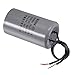 uxcell CBB60 Run Capacitor 18uF 450V AC 2 Wires 50/60Hz Cylinder 75x42mm for Air Compressor Water Pump Motor