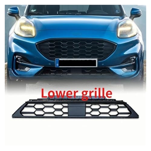 Grille pare-choc avant Ford Puma ventilation calandre inférieure protection capot filet tuning
