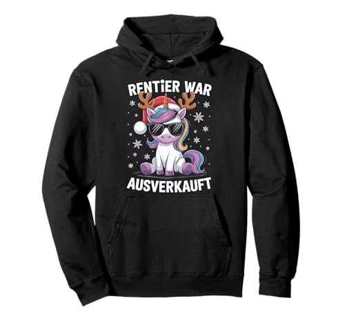 Weihnachts Shirt Damen Herren Rentier war ausverkauft Lustig Pullover...