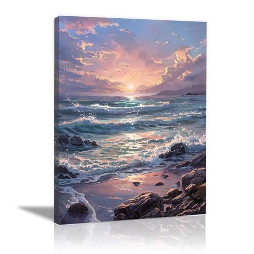 Photo sur toile mer pour cuisine et bain - Déco murale bord de plage