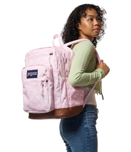 Image of JanSport Cool Backpack with 15-inch Laptop Sleeve, Large Computer Bag Rucksack with 2 Compartments, Ergonomic Straps, Flutter By