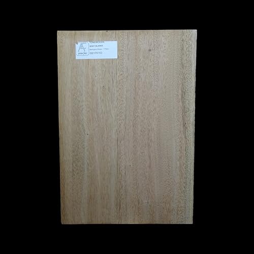 Corps de guitare acajou africain Khaya sans collage BB1PK162 prêt - 2