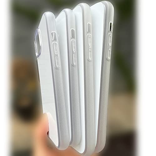 Fundas de sublimación para iPhone 15 de 6.1 pulgadas con carcasa 2D personalizable JUSTRY 5 uds 3