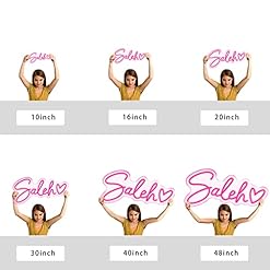 Alternative view of IbayNawi Custom Neon Signs, Neon Sign Customizable for Wall Decor, Personalized Neon Sign for Wedding Birthday Party Gift