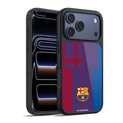 Coque iPhone 17 Pro FC Barcelona protection militaire antichoc en gel renforcé Head Case Designs