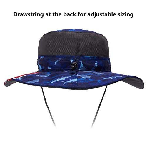 Image of BASSDASH UPF 50+ Sun Fishing Hat Water Resistant with Detachable Neck Flap