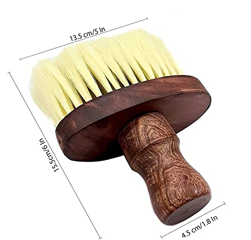 Image of Wooden Long Handle Soft Bristle Multipurpose Dusting Cleaning Brush for Sofa, Clothes, Blanket, Curtains, Home, and Household Cleaner Brushes (M2)