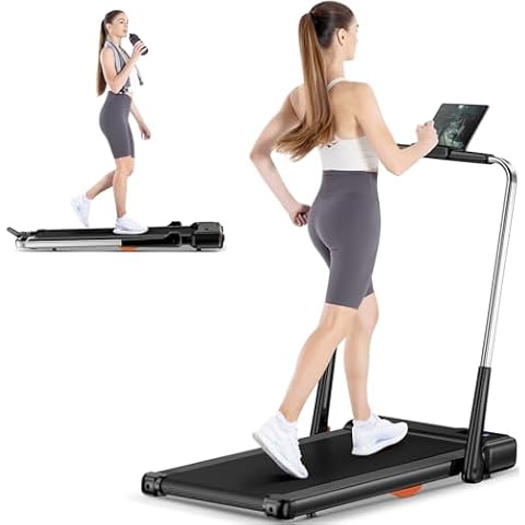Jupgod Folding Treadmill with Adjustable Speeds Cover