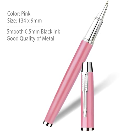 Carnet de notes rose A5 ligné avec stylo pour bureau
