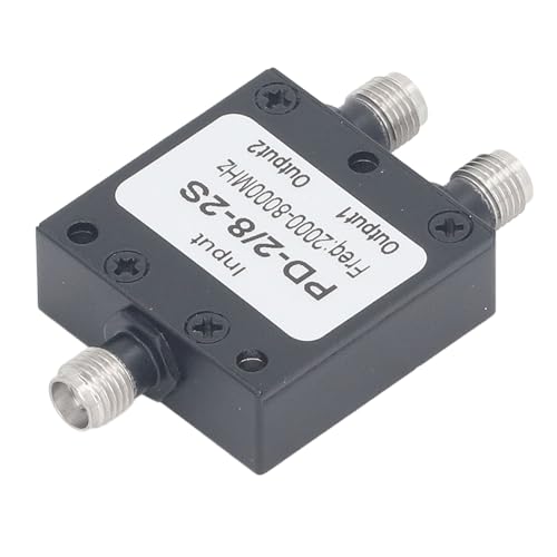SMA Power Divider 2 Way 2 to 8GHz Low Insertion Loss High Isolation RF Power Splitter for Antenna System