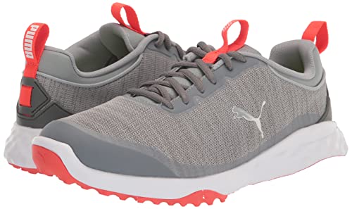 PUMA Puma 3783310110 Fusion Pro Extra Wide Cool Mid Gray-Puma Silver-Red 10 Mens
