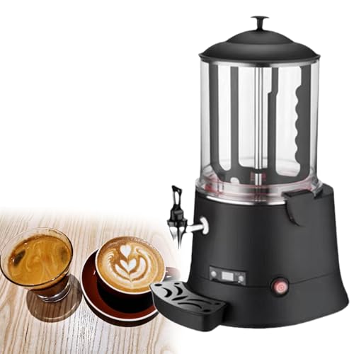 Beachtiful Máquina para Hacer Chocolate Caliente Comercial, Máquina para Hacer Chocolate Caliente, Máquina para Hacer Chocolate Caliente Ajustable Entre 30 y 90 ℃, para Hoteles, Restaurantes