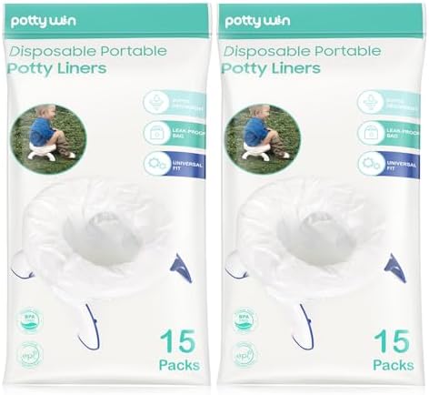 [30 Counts] Disposable Potty Liners Compatible with OXO Tot 2-in-1 Go Potty
