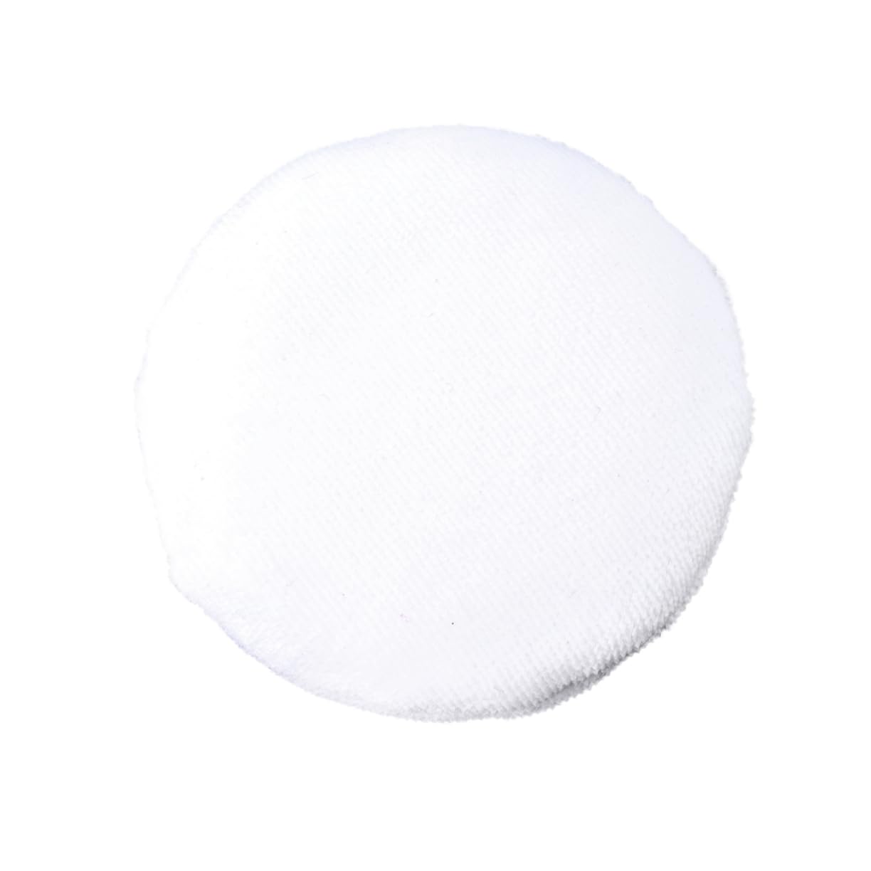 LIFKOME 5 Pcs Body Powder Puff Pure Cotton Round Makeup Puff with Ribbon for Easy Handling for Salon Home Travel Use Gentle Delicate