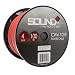 SoundBox Connected 4 Gauge Red Amplifier Amp Power/Ground Wire 100 Feet SuperFlex Cable 100' Spool