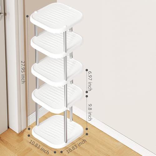 Organiseur de chaussures fin à structure verticale pour optimiser l'espace - 4