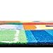 Carpets for Kids 3800 KIDSoft Alphabet Blocks Classroom Literacy Seating Rug 6ft x 9ft Rectangle Multi Color