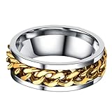 Anello tipo junge--design stampato unico, molto affascinante e unico, edelstahlring