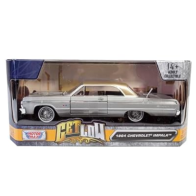 Motormax 1964 Chervolet Impala Get Low Series 1/24 Diecast Model Lowrider car