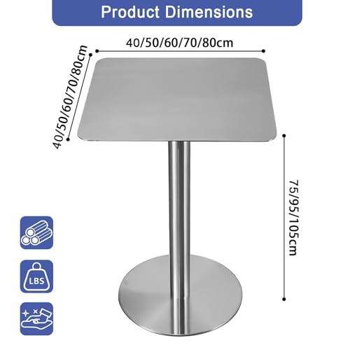 Table d'appoint de canapé en métal de qualité supérieure avec base ultra stable