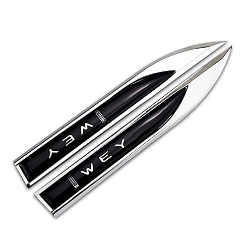Duoles New 3D Car Logo Car Emblem Chrome Stickers Decals Badge Labeling for XC70 V50 C30 S60 V70 SEE Emblem Chrome,Pack of 2