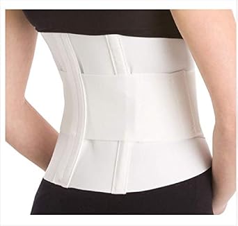 DJO 79-89009 Procare Double-Pull Sacro-Lumbar Support, White, XX-Large, 47" - 54" Size, 10" Length
