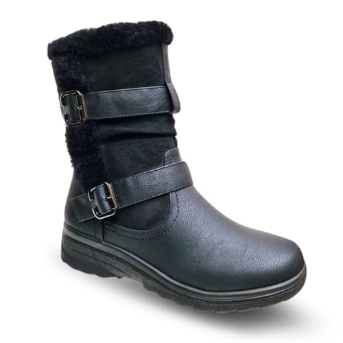 Bottes de marche femme Cushion Walk légères et fourrées pour sorties d'hiver