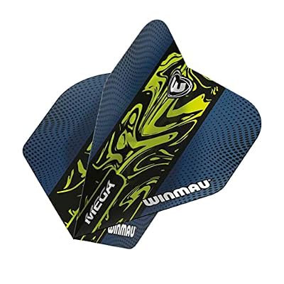 WINMAU Mega Standard Liquid Dart Flight Set - 3 set per pack (9 Flights in Total)