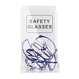 Helivivfy Acrylic Safety Glasses Case, Suitable for Industrial Dental and Laboratory Environments Transparent Holder or Wall Mounted Design for Storing Visitor Disposable Goggles and Gloves