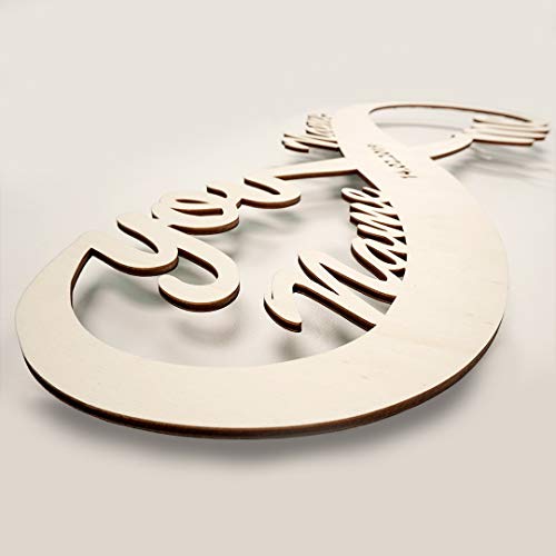 Schlummerlicht24 | LED Unendlichkeitszeichen mit Namen - 7