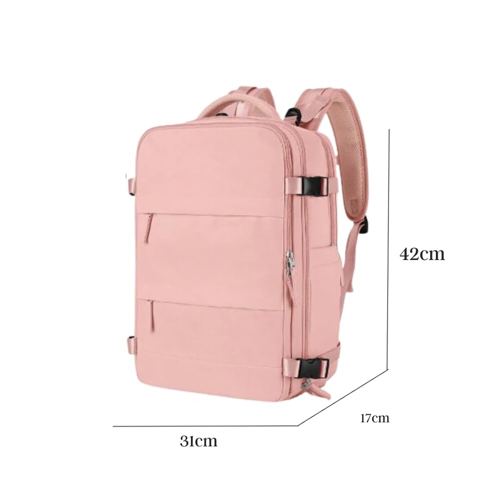 Mochila de Viagem Expansivel Masculina Feminina Mochila Para Notebook Executiva Impermeável Reforçada Cabo USB Mochilas Trabalho Escola Viagens Casual Grande Mala de Mão (Rosa) em promoção! Veja a oferta e mais achadinhos de Bolsas 3 Hoje é o melhor dia para comprar Mochila de Viagem Expansivel Masculina Feminina Mochila Para Notebook Executiva Impermeável Reforçada Cabo USB Mochilas Trabalho Escola Viagens Casual Grande Mala de Mão (Rosa) com aquele preço maroto! Promoção! Aproveite a oferta! 3