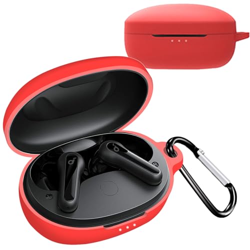 Iniayoh For Anker Soundcore Life P2 mini ケース Anker Soundcore Life P2 mini 専用 ケース にはカラビナが装備されており紛失防止、傷つきにくい 柔らかなシリカゲル、耐衝撃 超薄型 防水防