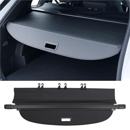 Cubierta de carga para Ford S-MAX 2006-2018 bandeja de maletero retráctil en color carbón 6