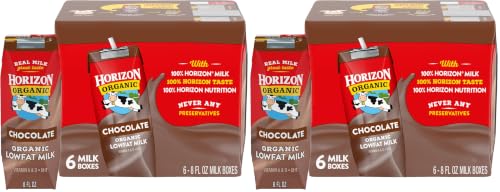 Image of Horizon Organic Shelf Stable 1% Lowfat Chocolate Milk Boxes, 6ct (Pack of 2)