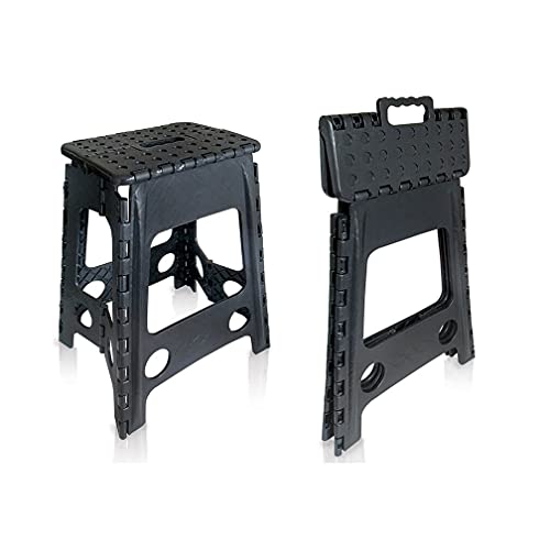 Banqueta Dobrável Adulto - Preta