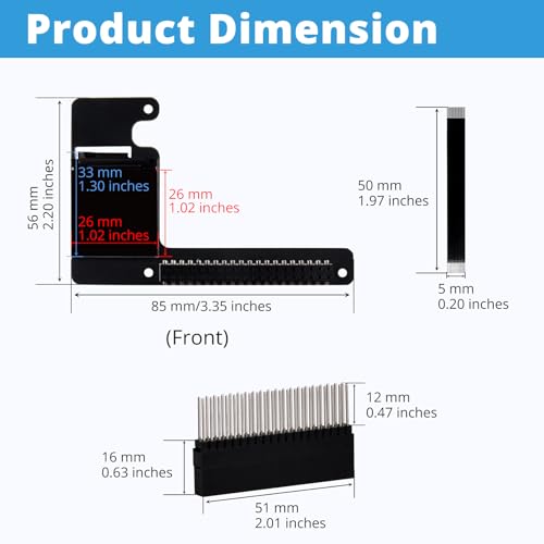 Image of GeeekPi 1.3inch 240X240 LCD TFT Display Module for UPS Gen 6 Power Supply Uninterruptible UPS HAT