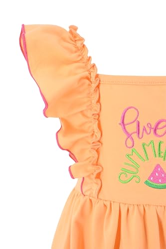 Image of Unique Baby Girls Smocked Holiday Dress for Big Kids and Toddler Outfit Clothes with Embroidery