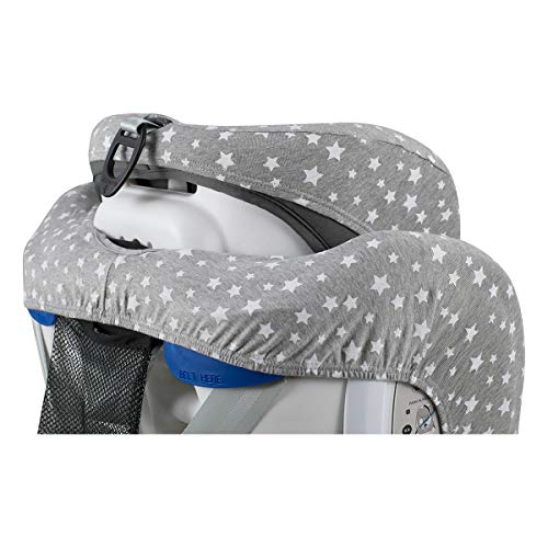 Miniatura 7 de Jyoko Kids Funda De Algodón Para Silla De Coche Compatible Con Star Ibaby, Baby Auto Fix Noe White Star
